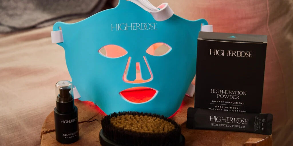 higherdose red light therapy mask