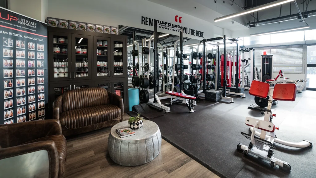 an interior shot of Ultimate Performance's Brentwood location.