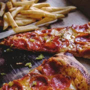 pizza and fries/highly processed foods