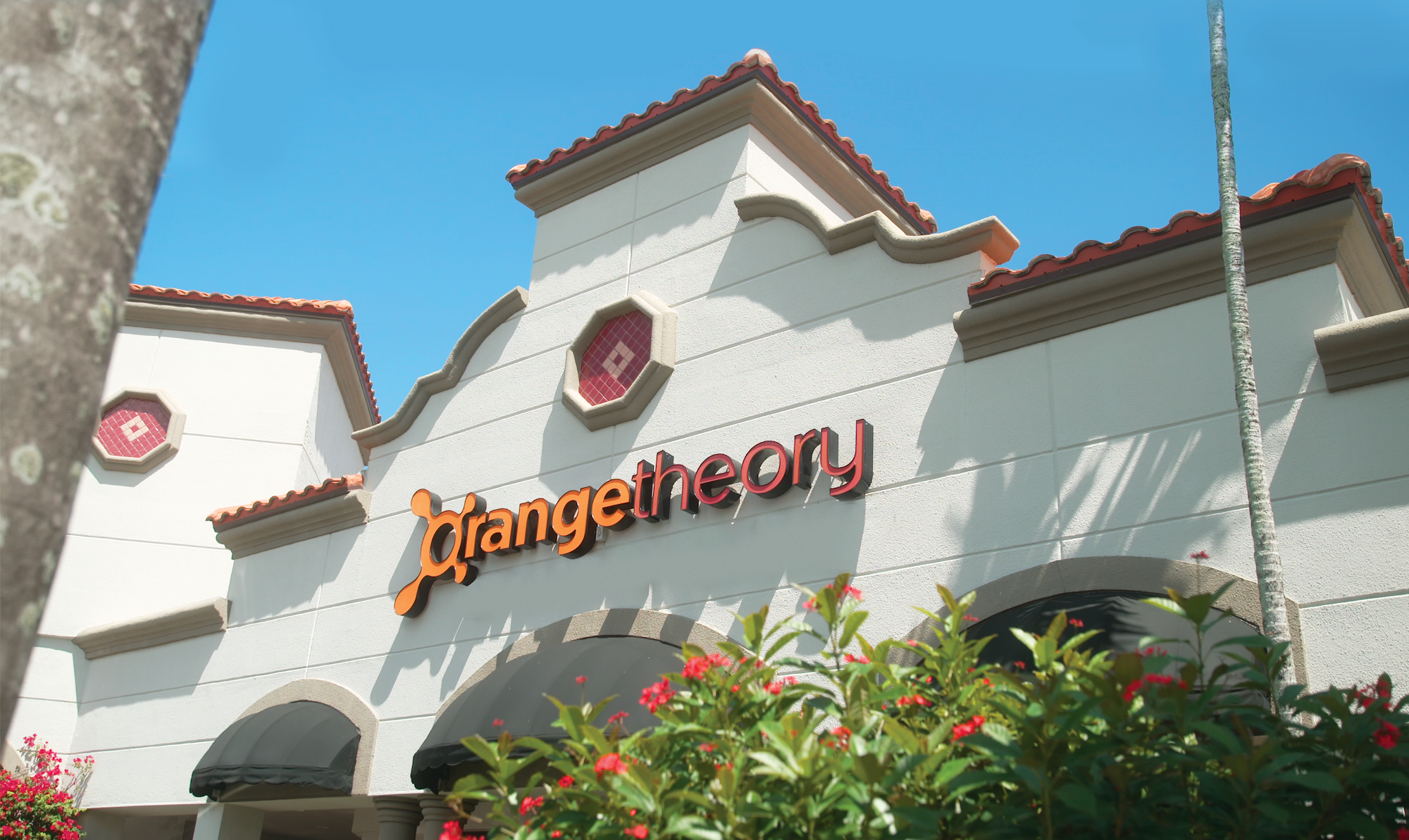 exterior shot of an Orangetheory Fitness studio in Boca Raton, Florida