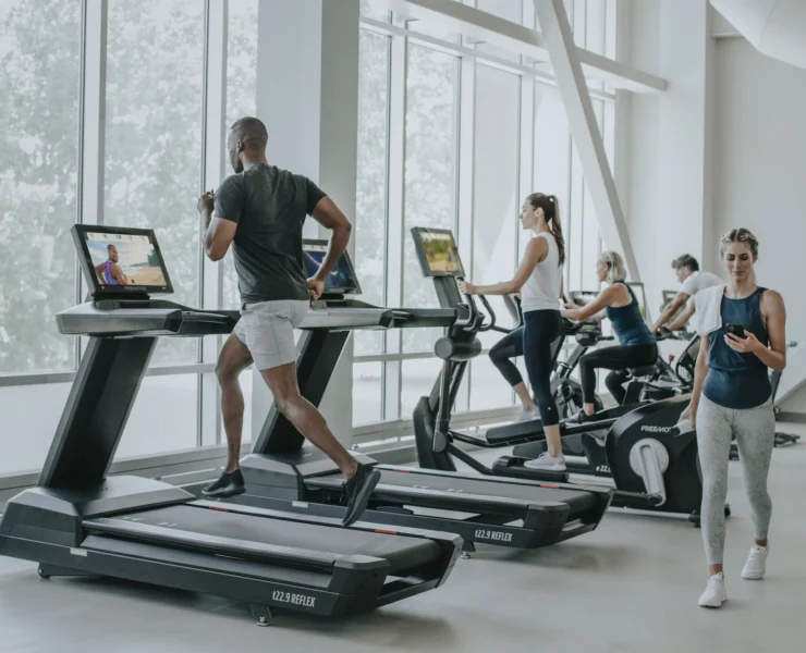 people run on Freemotion Ftiness treadmills