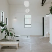 interior of a Sauna House studio