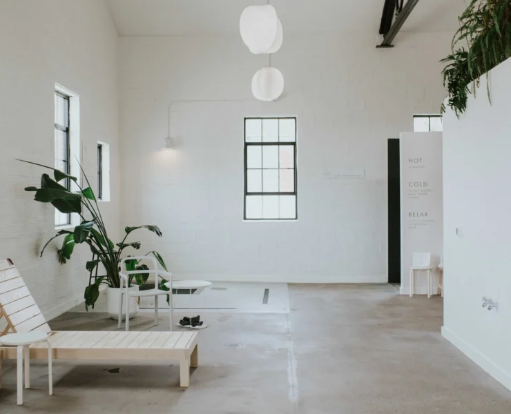 interior of a Sauna House studio