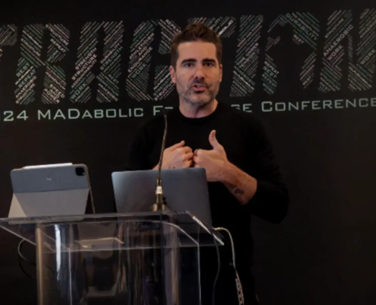 an image of MADabolic's Brendon Cullen at the conference