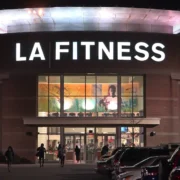 exterior of an LA Fitness gym