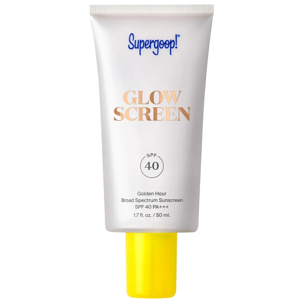 Supergoop glow sunscreen