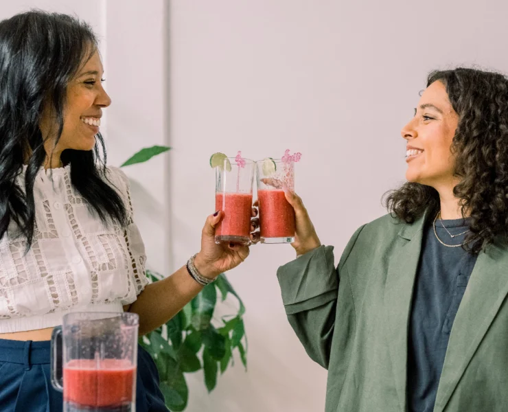 a smiling image of Culina Health founders Vanessa Rissetto and Tamar Samuels.