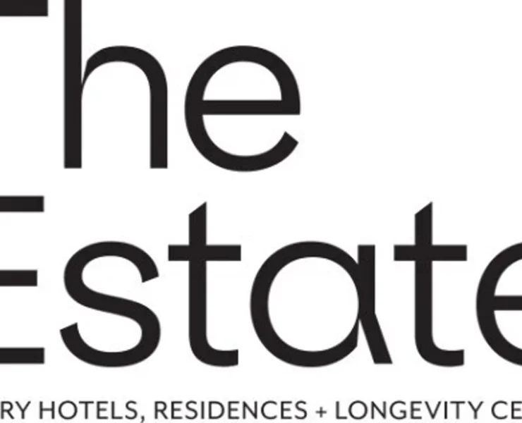 a text-based logo for The Estate